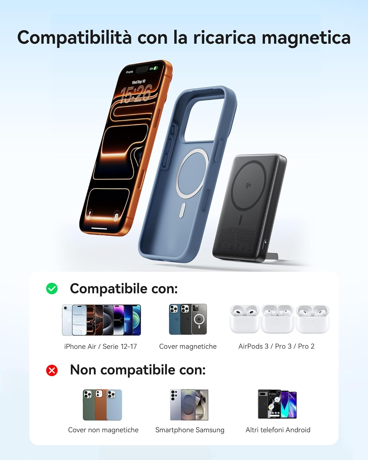 Thumbnail 4 de INIU Power Bank Magnetico 10000mAh 15W