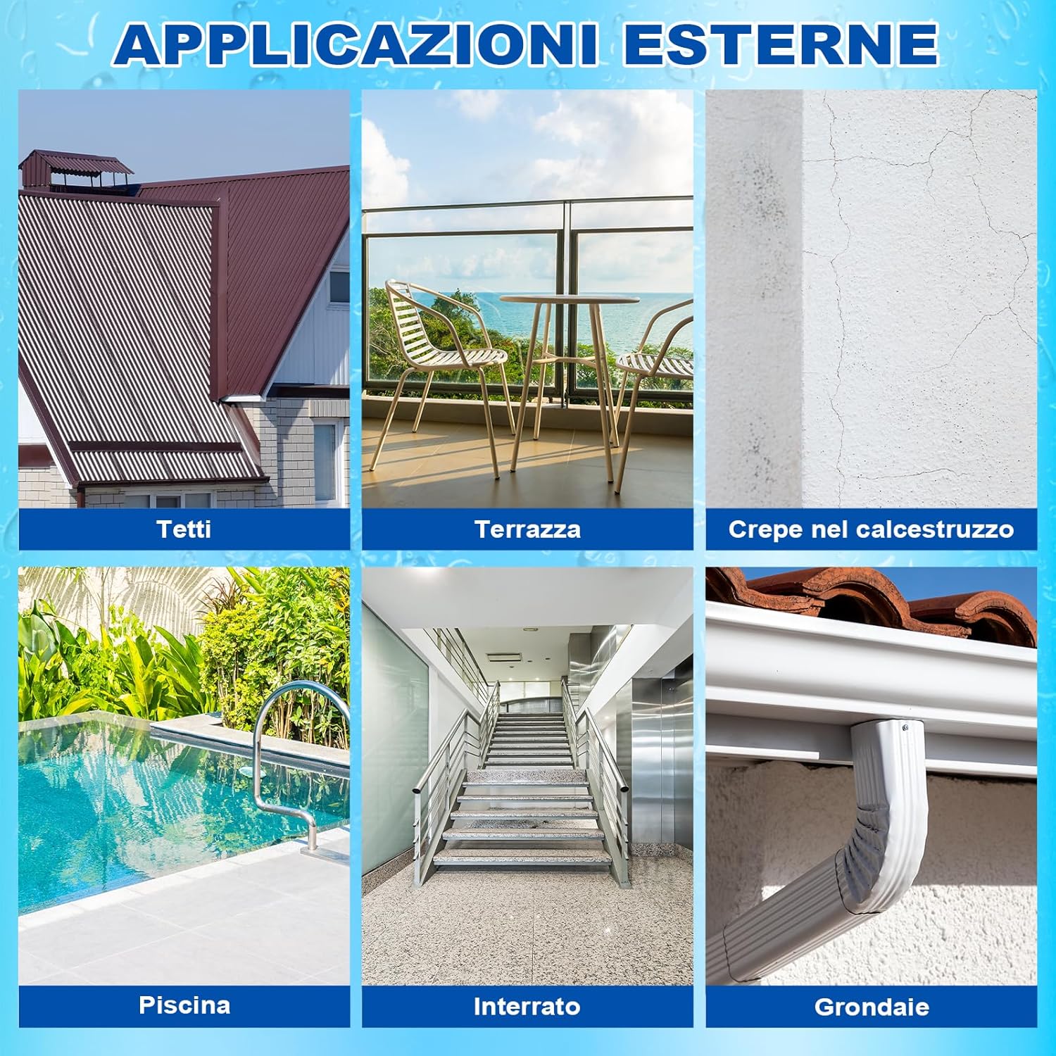 Thumbnail 6 de Sigillante Impermeabile Liquido 1KG – Rivestimento Trasparente per Interni ed Esterni
