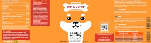 Thumbnail 8 de Droolings Condroprotector para Perros y Antiinflamatorio – 135 masticables, cuidado articular y movilidad