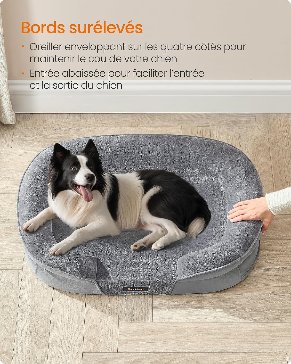 Detalle 2 de Feandrea PGW282G01 Panier chien grande taille 91×68 cm