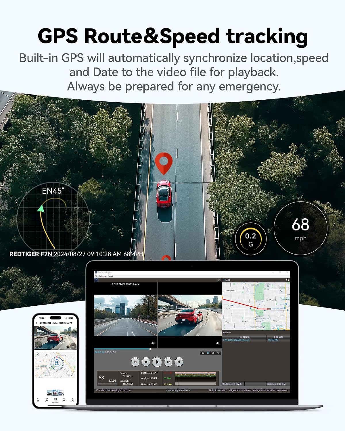 Thumbnail 5 de REDTIGER F7N Pro 4K dash cam with 64GB