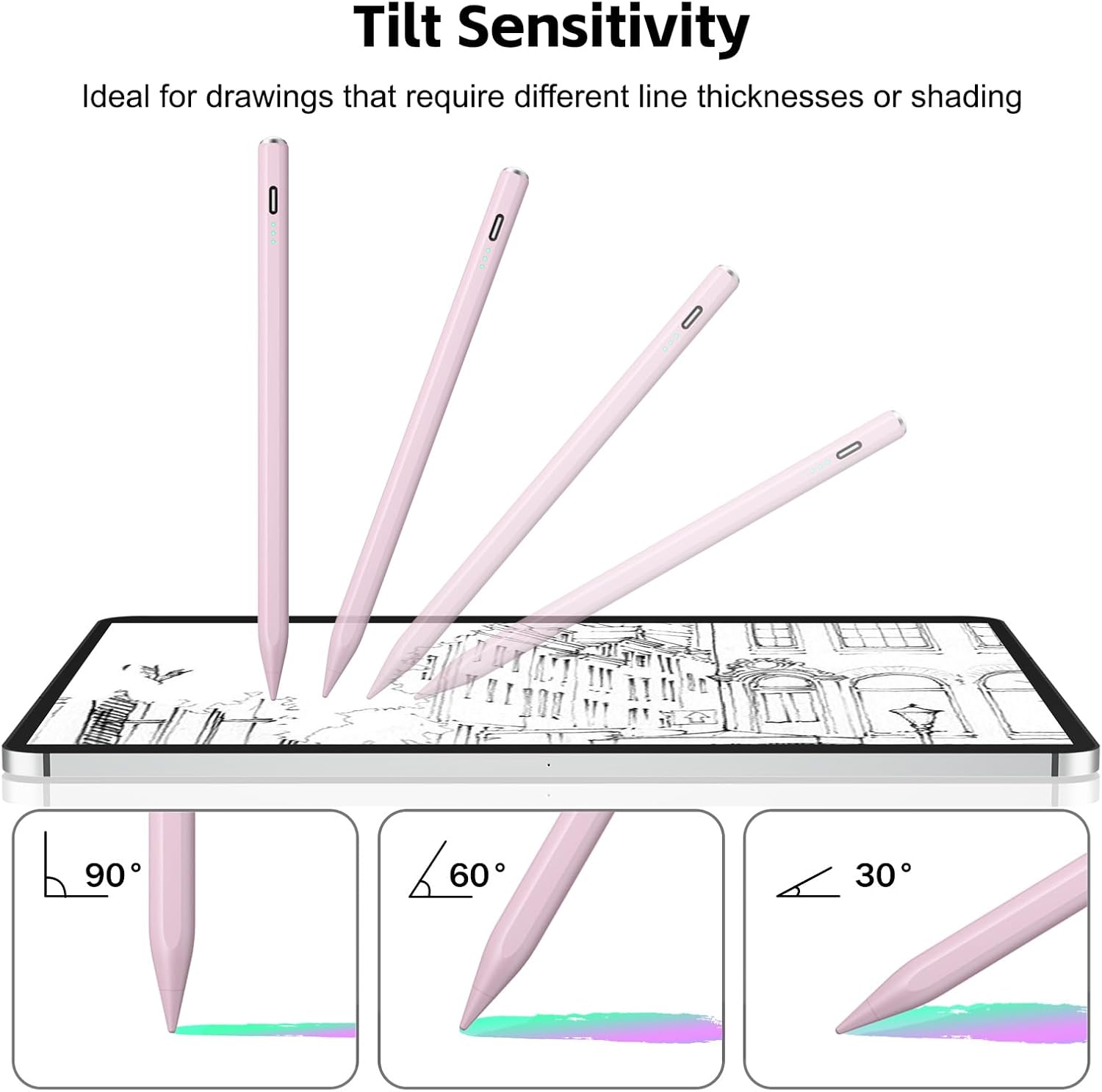 Thumbnail 4 de Aspaper M4 Stylus Pen for iPad with Tilt Sensitivity and Palm Rejection