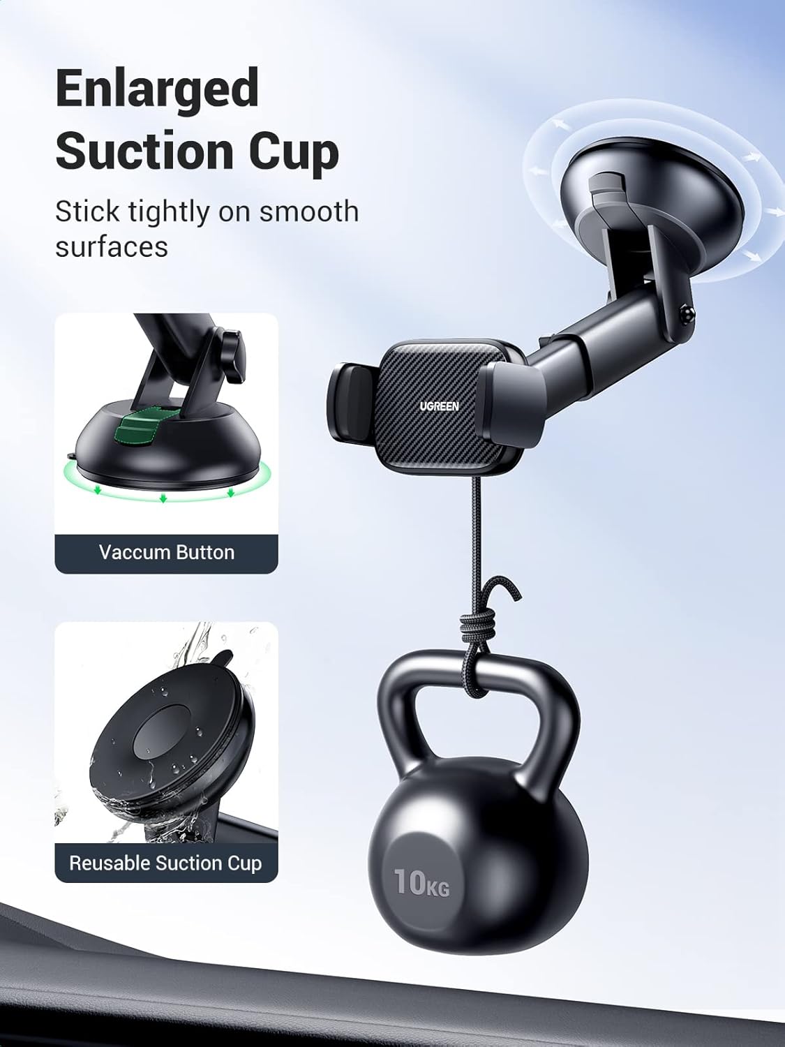 Thumbnail 2 de UGREEN Car Phone Holder Windscreen Mount