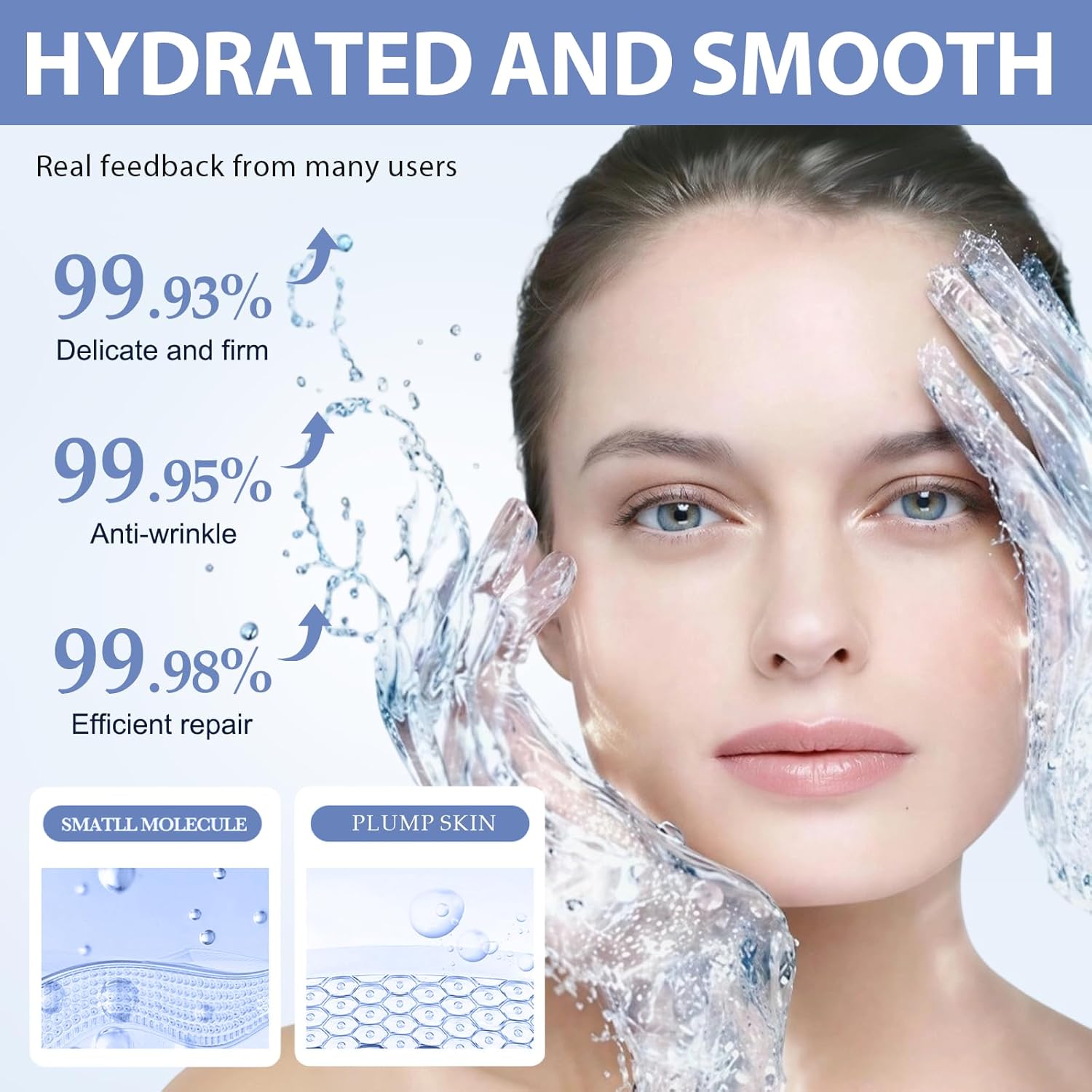 Detalle de 5 Pièces Masque au Collagène — Hydratation durable et éclat du teint