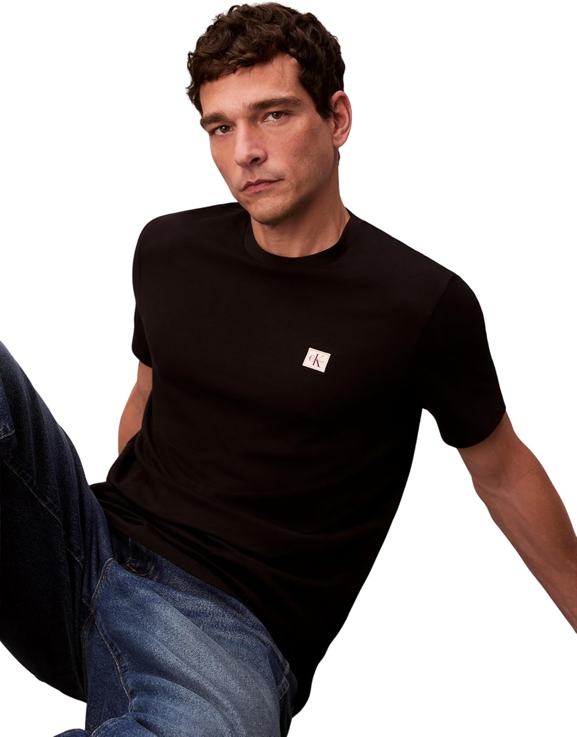 Thumbnail 2 de Calvin Klein T-Shirt Manches Courtes Homme Badge Jersey Classic Tee en coton