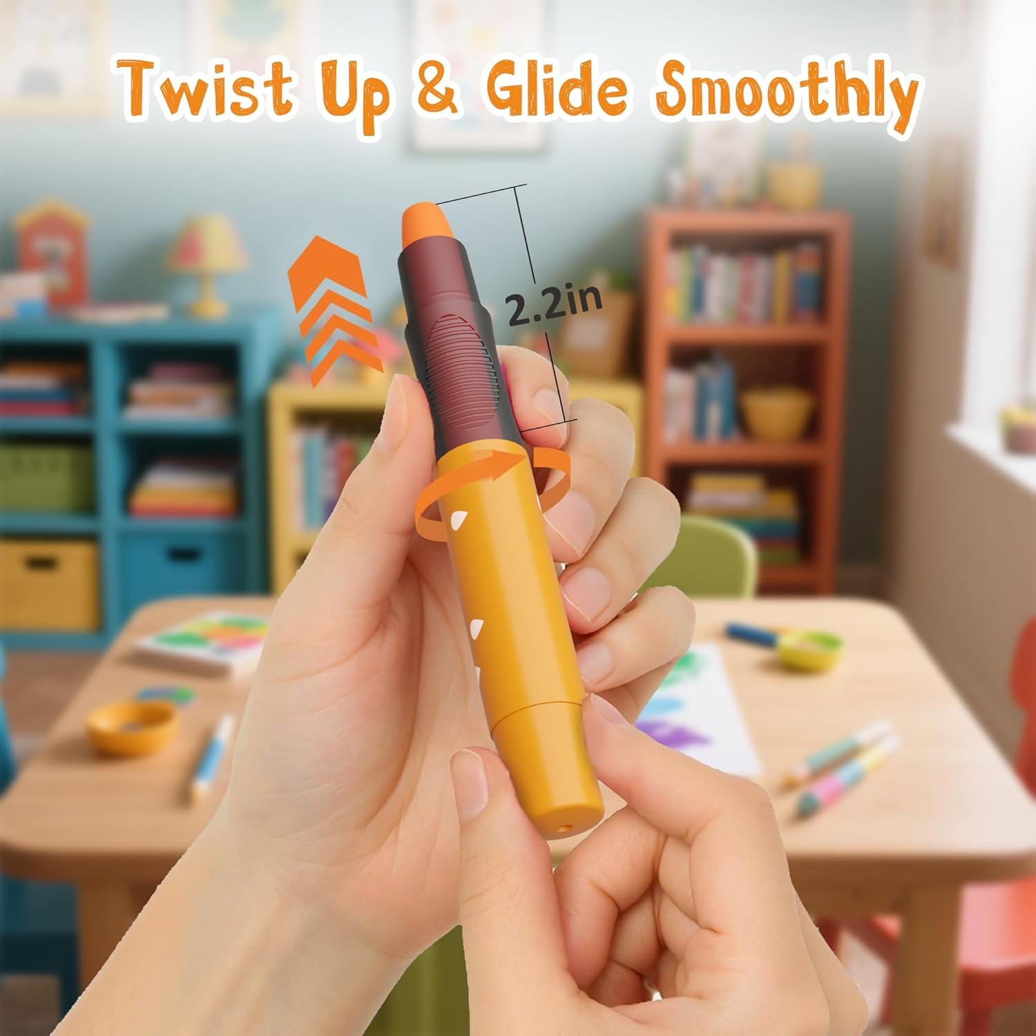 Thumbnail 6 de iCrayon 12 Colors Washable Twist Crayons for Toddlers