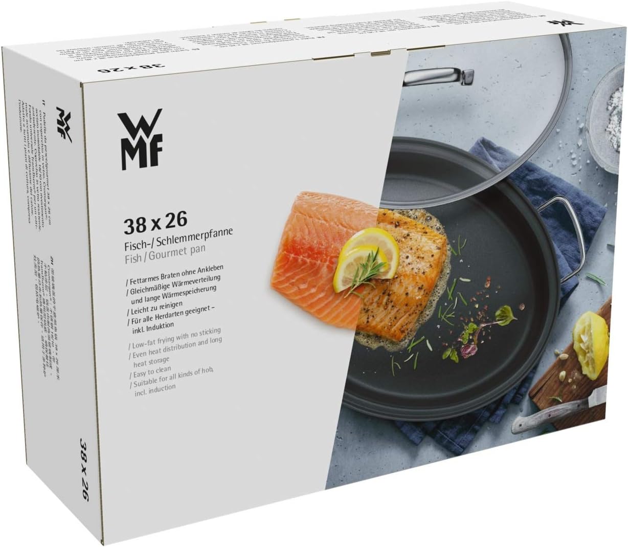Thumbnail 7 de WMF Cacerola Baja Oval con Tapa de Cristal 🍲 38cm