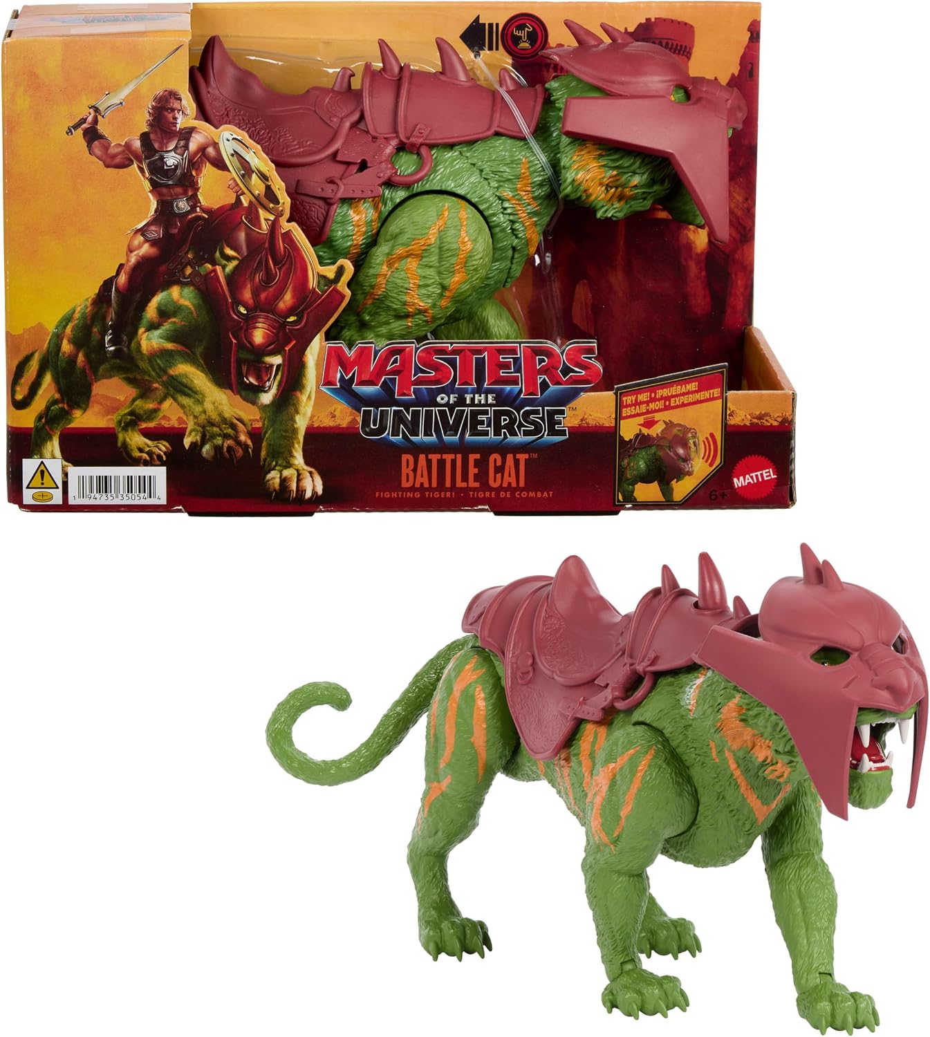 Detalle de Masters of the Universe Film 2026 Battle Cat Figur – Beißaktion, Brüllfunktionen und Film-Optik