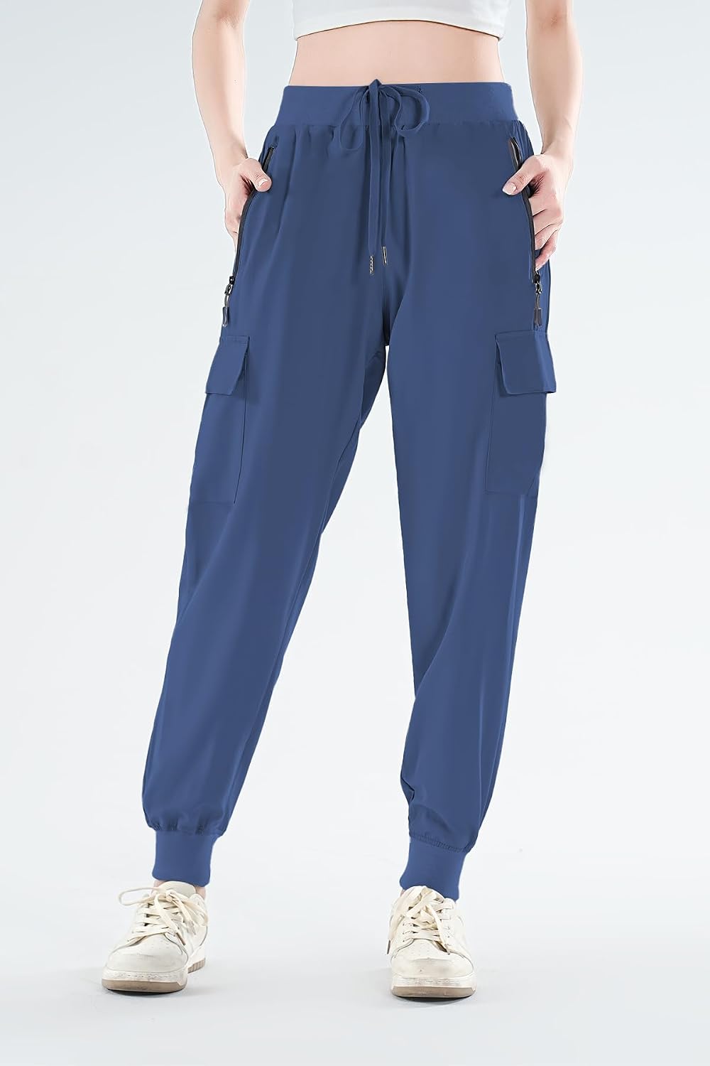 Detalle 2 de Daspkuwy Women's Cargo Trousers lightweight quick-dry hiking pants