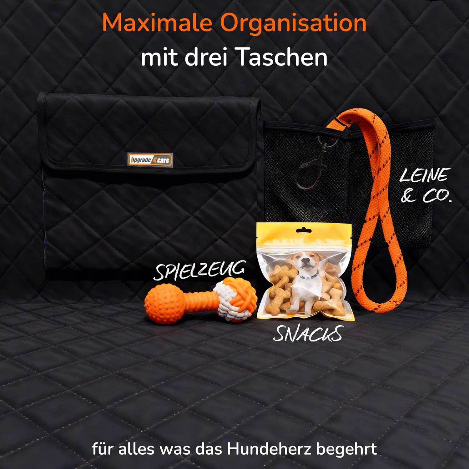 Thumbnail 6 de Upgrade4cars Premium Kofferraumschutz Hund – Kofferraumdecke
