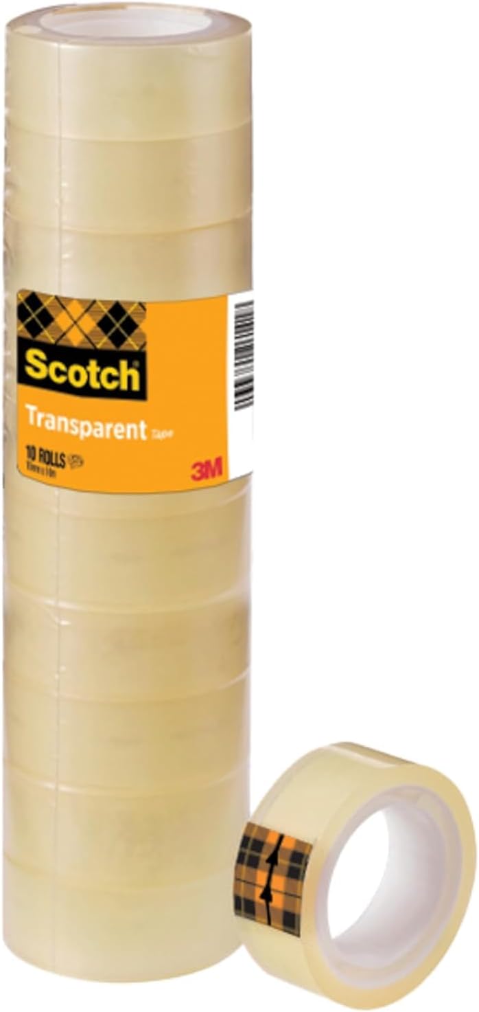 Thumbnail 5 de Scotch Nastro Adesivo Trasparente 19 mm × 66 m — 8 rotoli 🧻