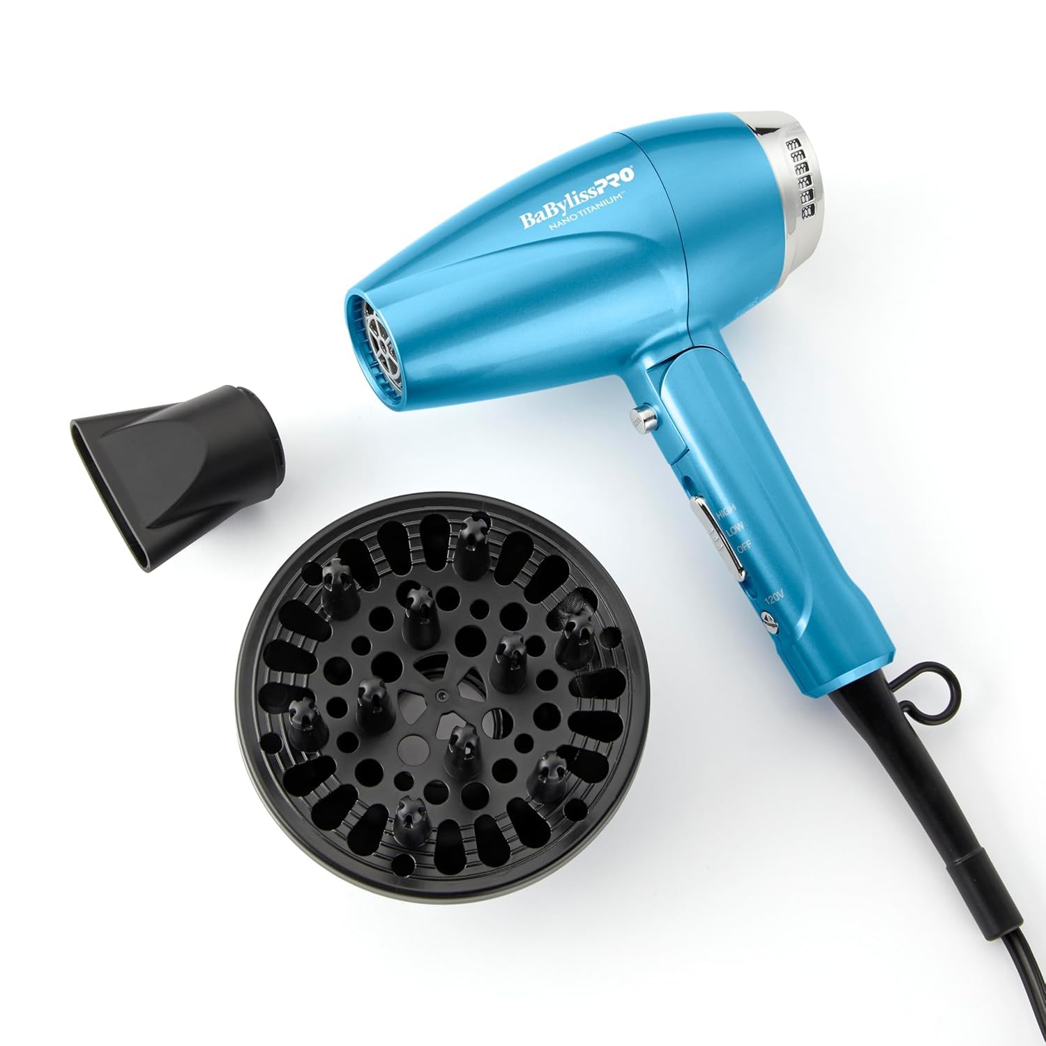 Detalle de BaBylissPRO Nano Titanium Ionic Compact Full Power Hairdryer