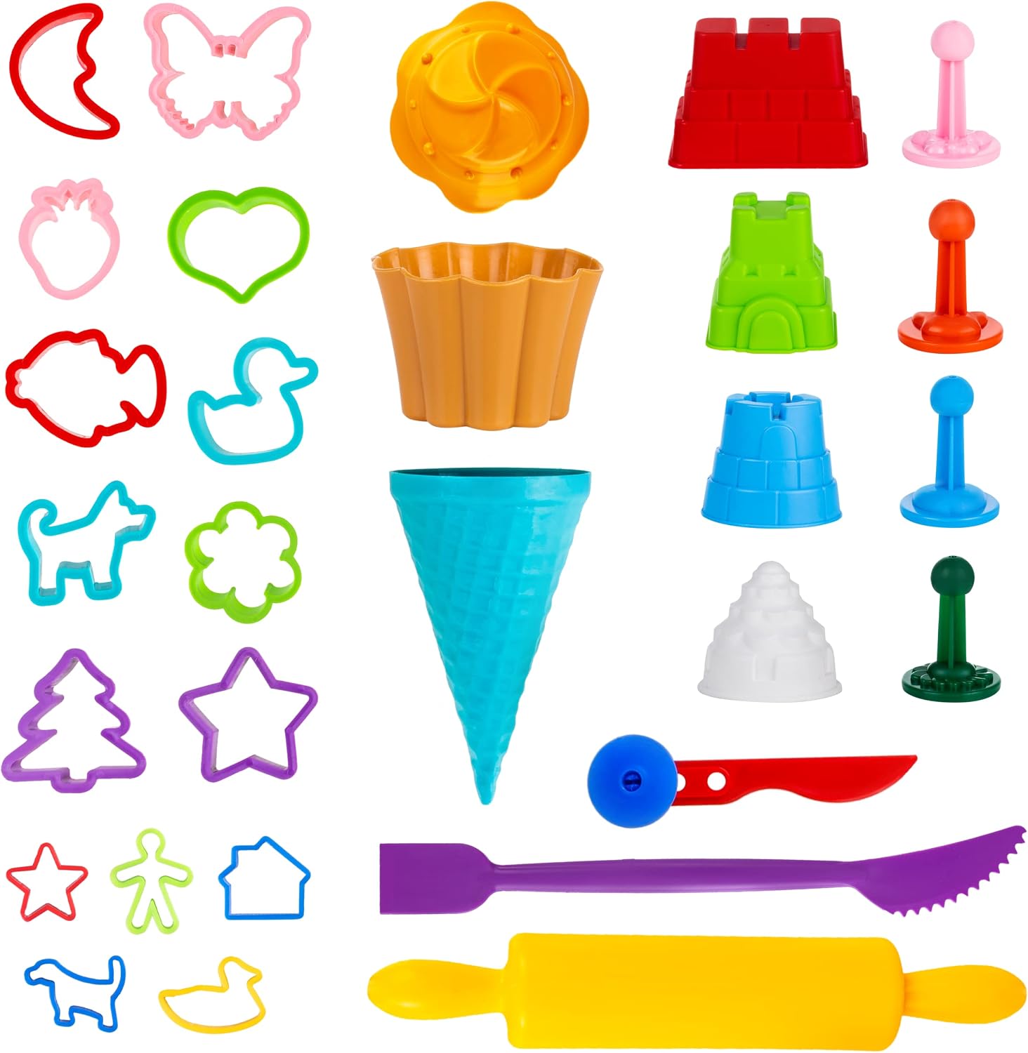 Detalle de Genio Kids Nouveau – zestaw 32 akcesoriów do modelowania z plastiku