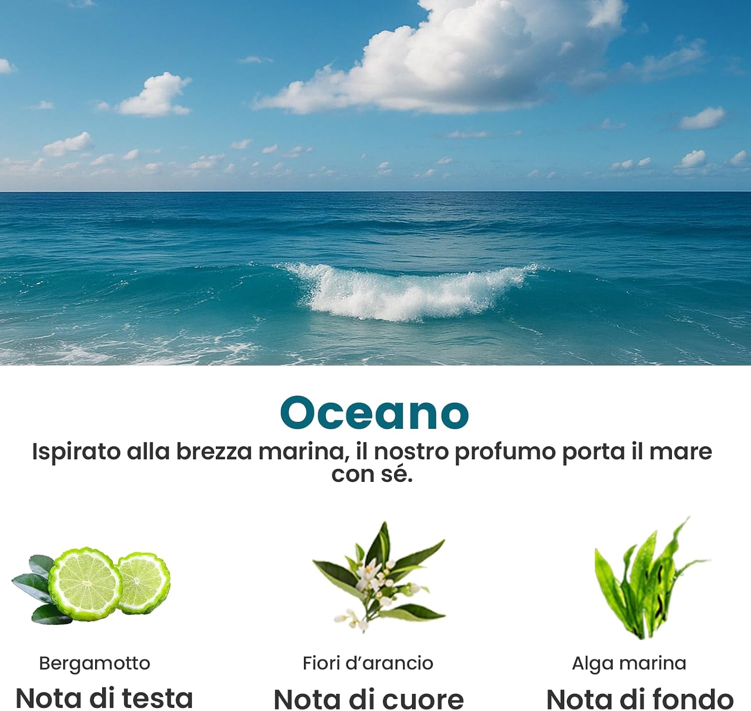 Detalle de BJ-573 Ricarica di profumo Oceano per diffusore auto – 50 ml