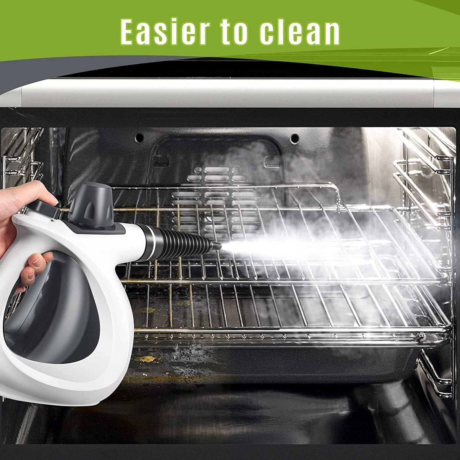 Thumbnail 6 de Pressurized Handheld Multi-Surface Steam Cleaner 12pcs