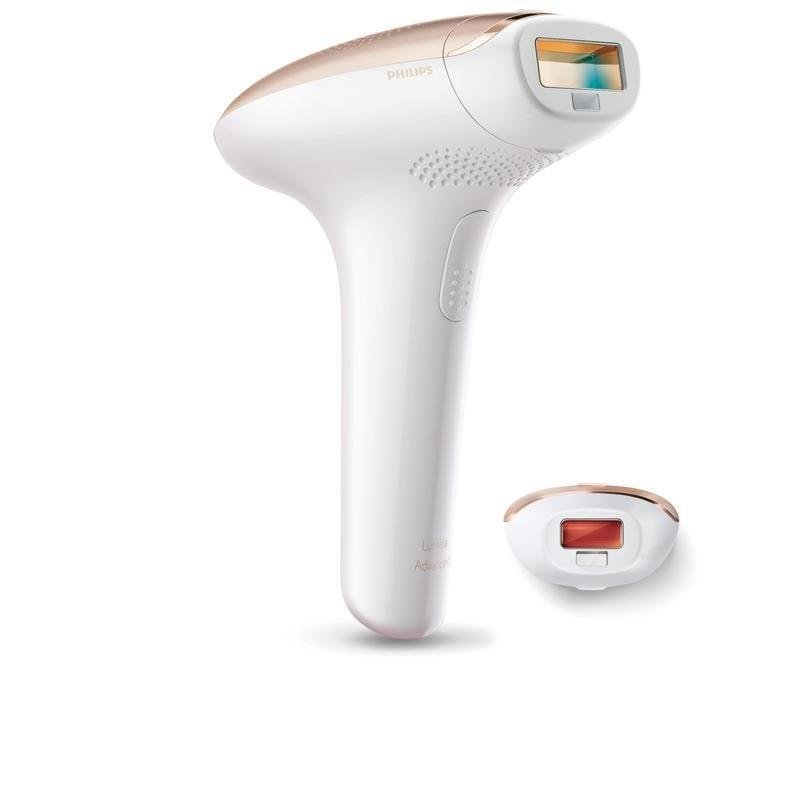 Detalle de Depiladora de luz pulsada Philips Lumea Advanced SC1997/00 (oro blanco) con 5 niveles y precisión facial