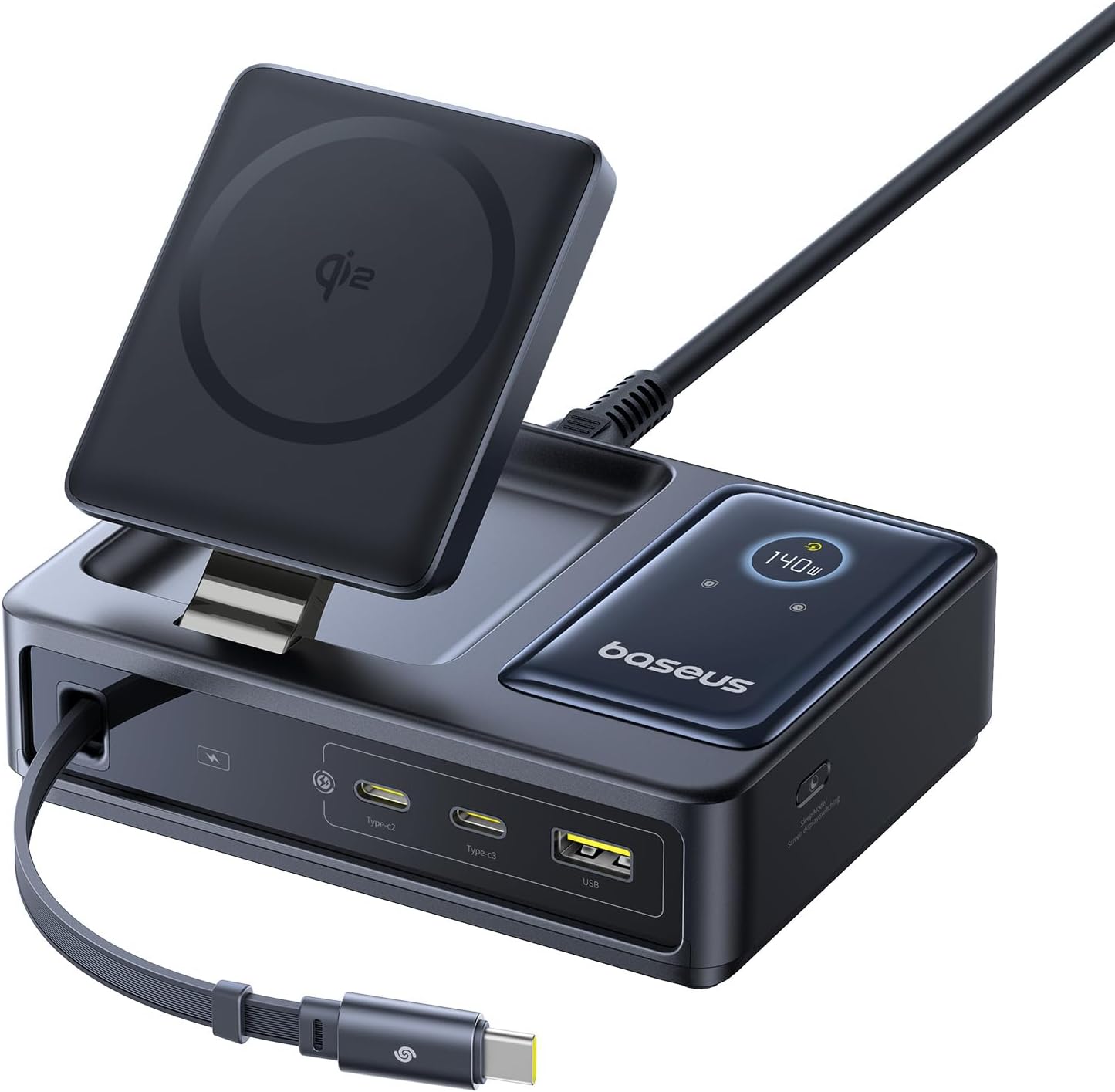 Detalle de Baseus NOMOS 5 en 1 Chargeur USB-C