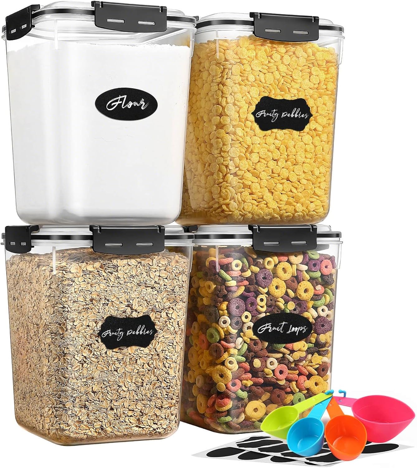 Detalle de YASHE Airtight Food Containers 5.3L 4 pack