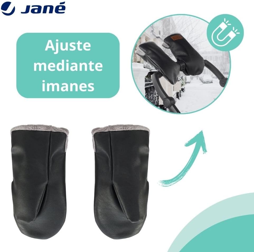 Detalle de Jané Moufles Poussette Hiver – Imperméables, Coupe-vent et Doublure Polaire