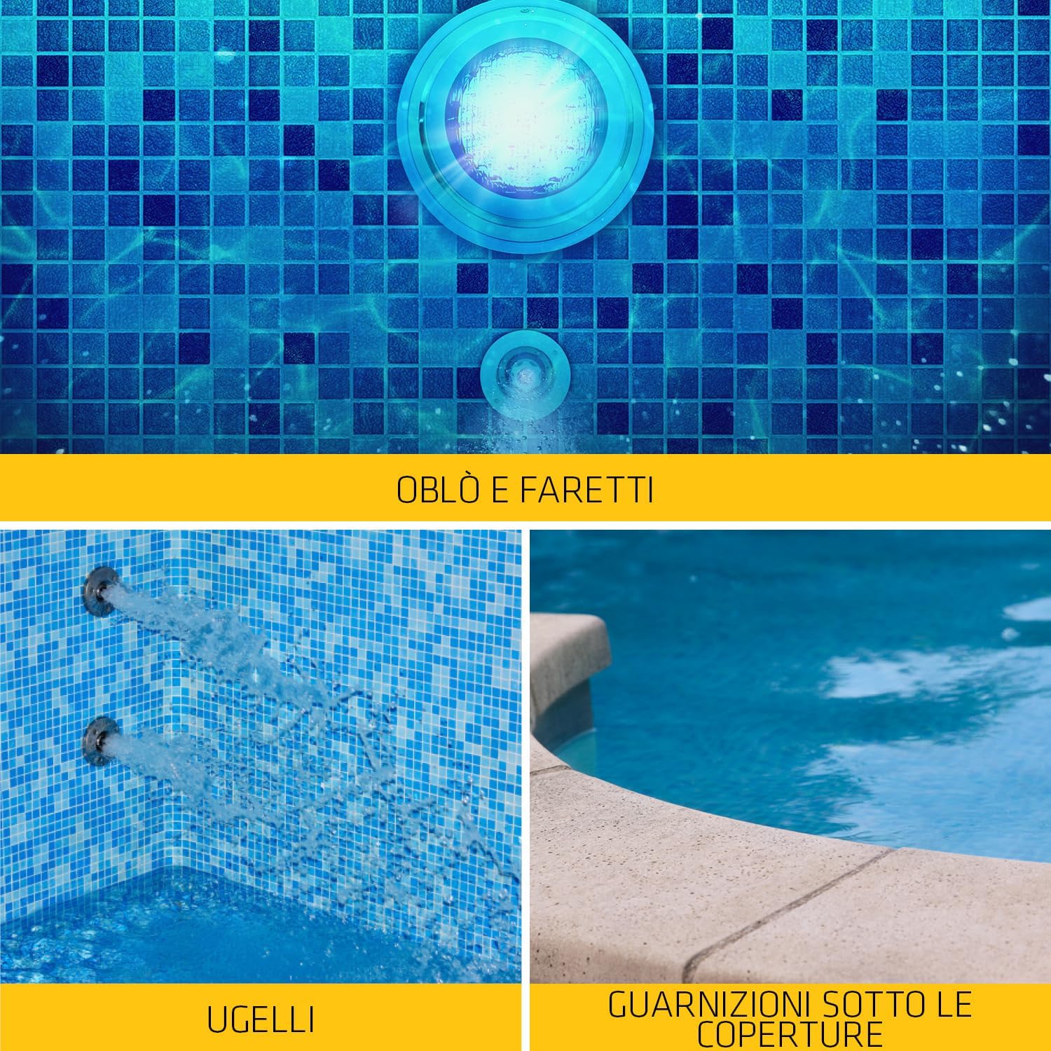 Detalle 2 de Sikasil Pool di SIKA – Silicone per piscine e zone umide, Bianco, 300 ml