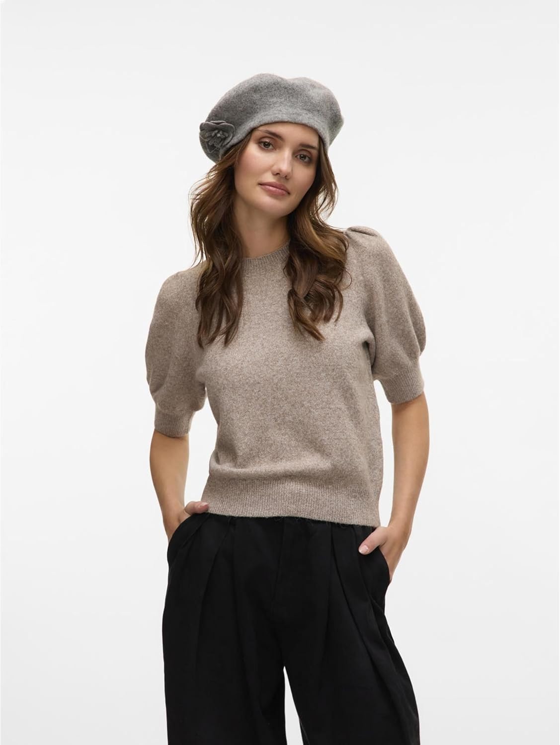 Thumbnail 1 de VERO MODA Vmdoffy 2/4 O-Neck Pullover Ga Noos (1er Pack) – Damenstrick-top im klassischen Stil