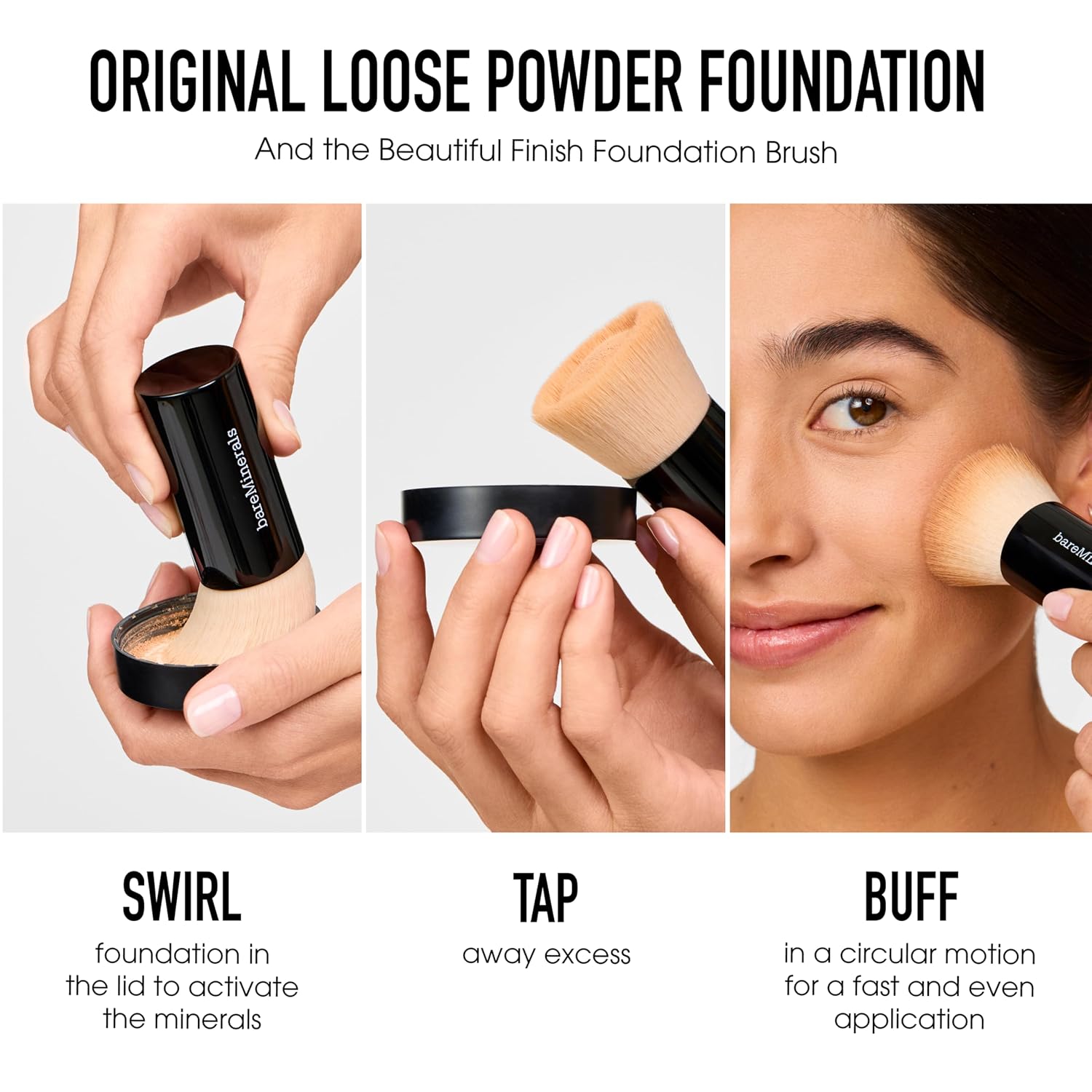 Thumbnail 5 de bareMinerals Deluxe Original Loose Mineral Foundation SPF 15 — Holiday Size 💄