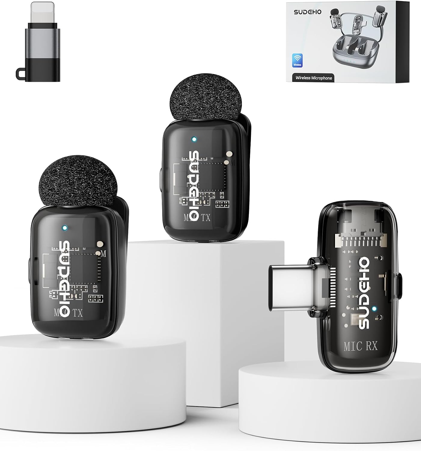 Detalle de Wireless Mini Lavalier Microphone, USB-C