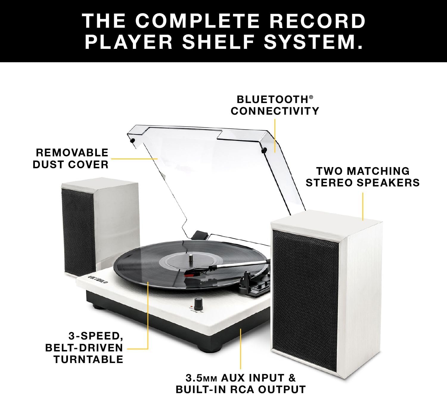 Thumbnail 1 de Victrola Montauk 3-Speed Turntable with Bluetooth