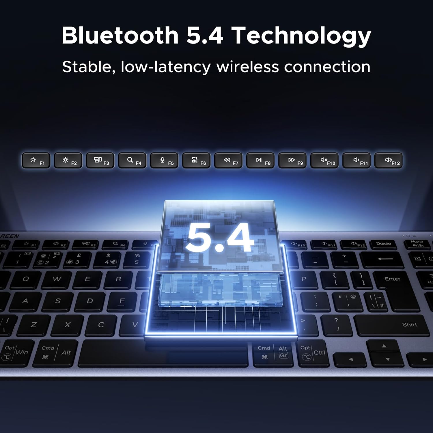 Thumbnail 6 de UGREEN Wireless Keyboard UK Layout