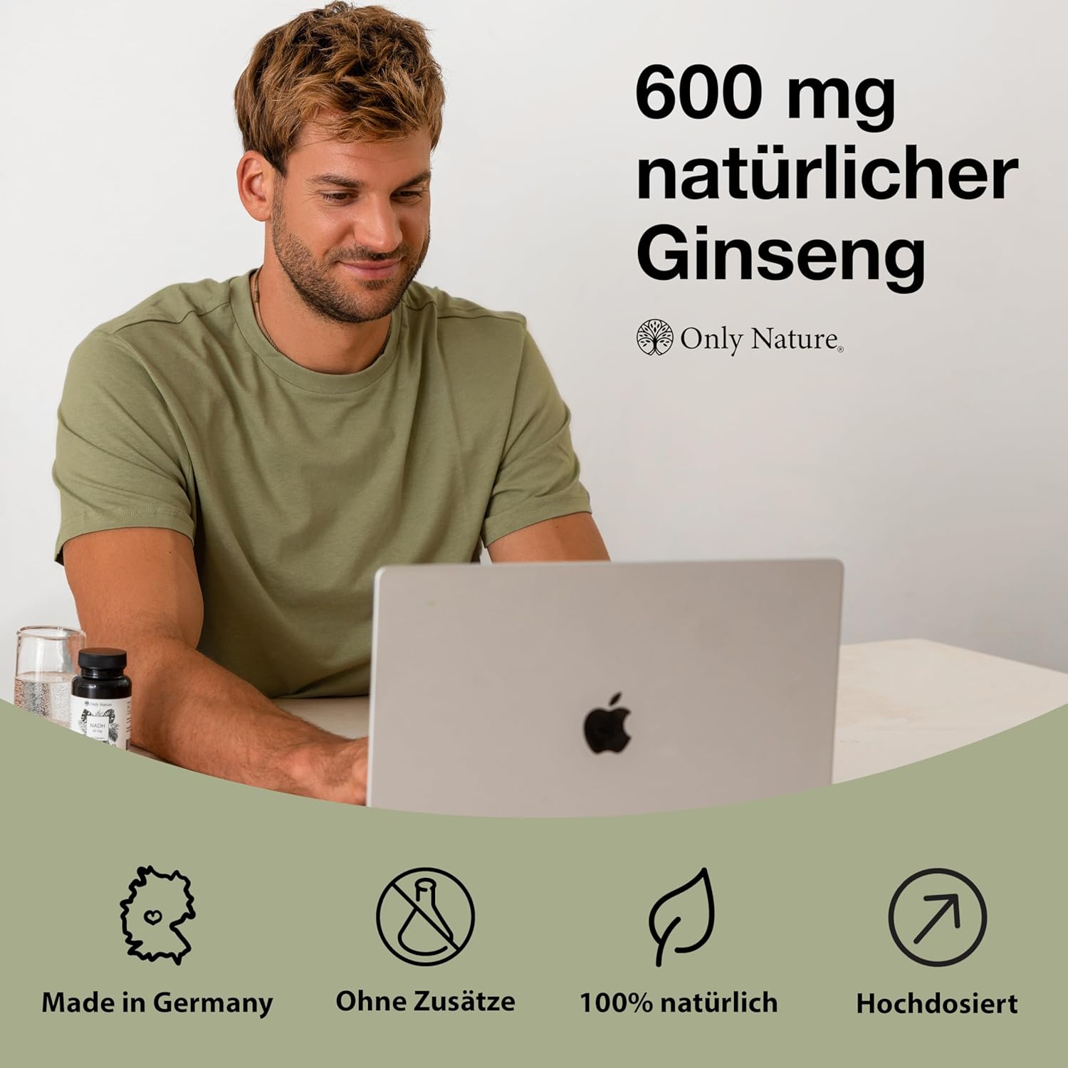 Thumbnail 1 de Only Nature® Ginseng 600 mg 120 Kapseln