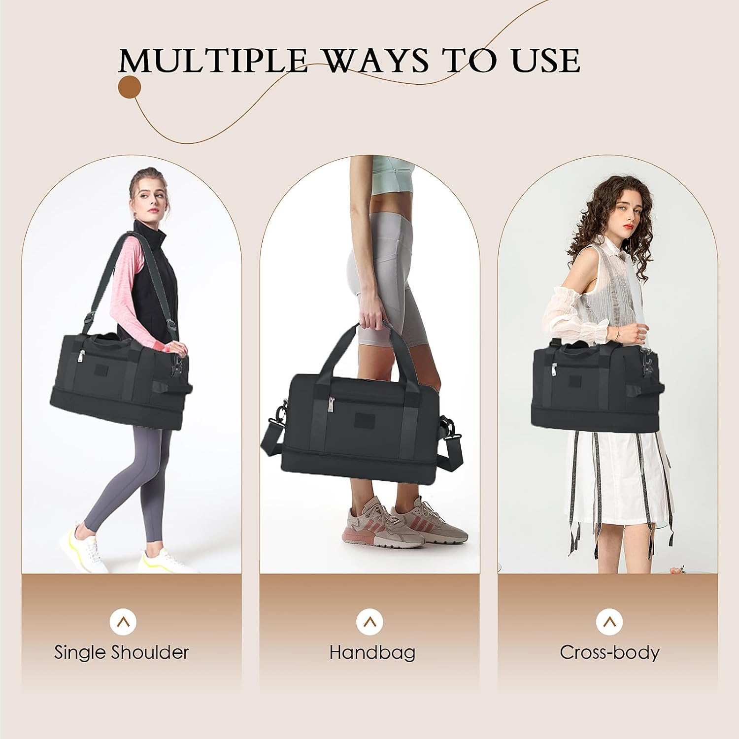 Thumbnail 6 de Ryanair Cabin Bag 40x30x20 Underseat Carry-On with Wet Pocket and Shoe Compartment