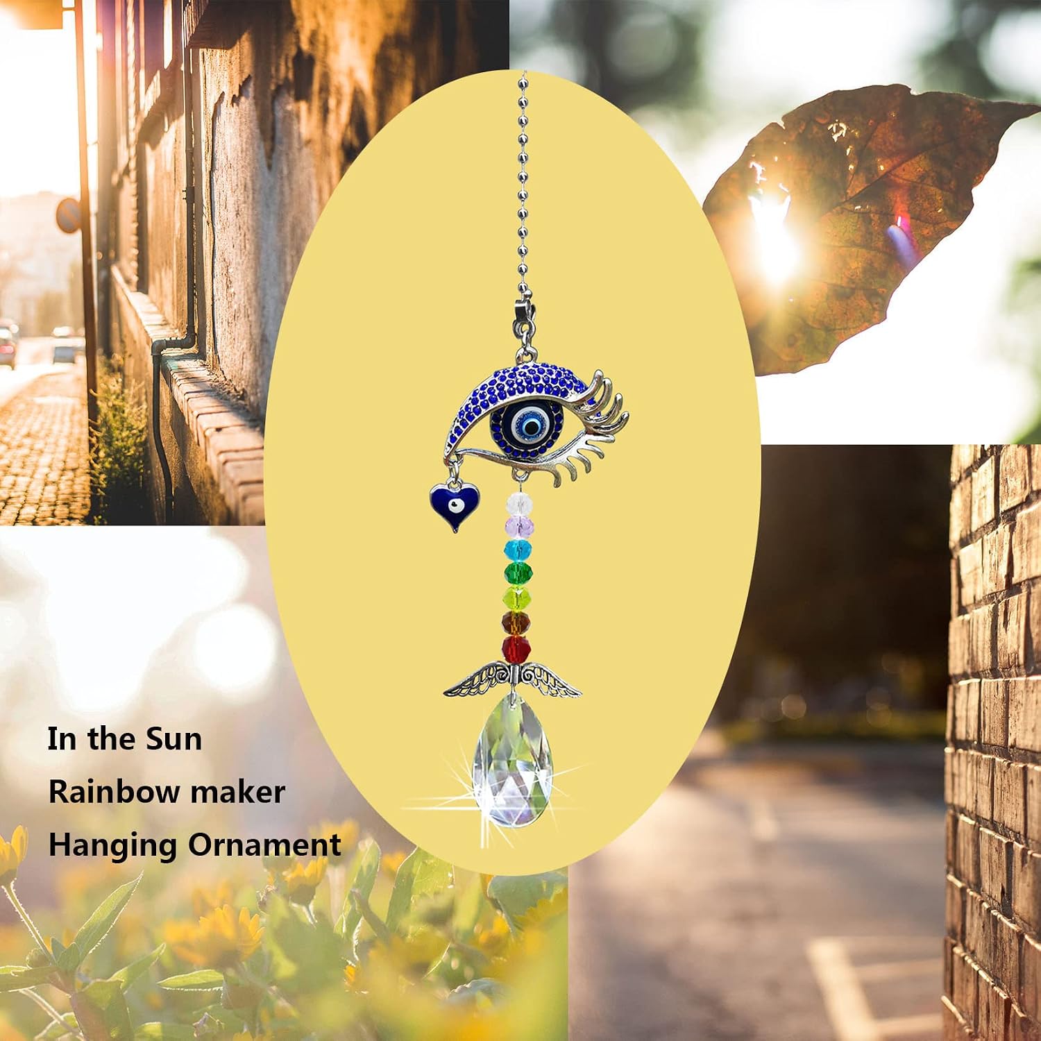 Thumbnail 5 de Blue Evil Eye Car Charm 36cm Healing Crystal