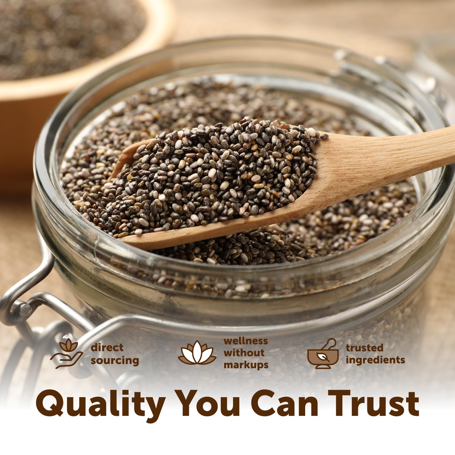 Thumbnail 6 de Micro Ingredients Organic Chia Seeds, 4-Pound Whole Black Seeds