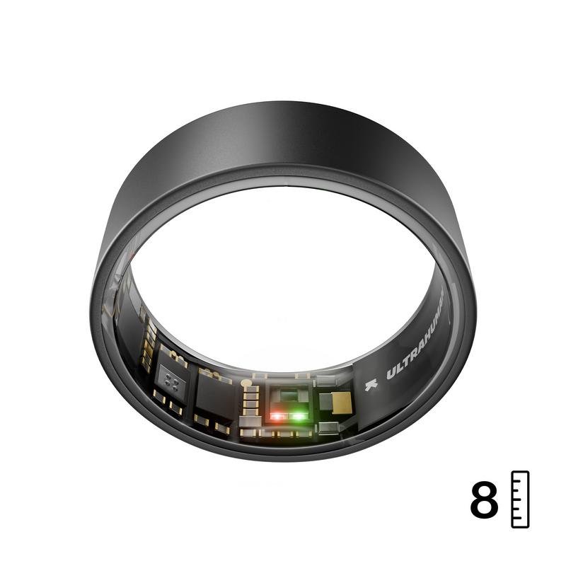 Detalle de Anillo inteligente Ultrahuman Ring AIR: monitorización continua y diseño cómodo para Android y iOS