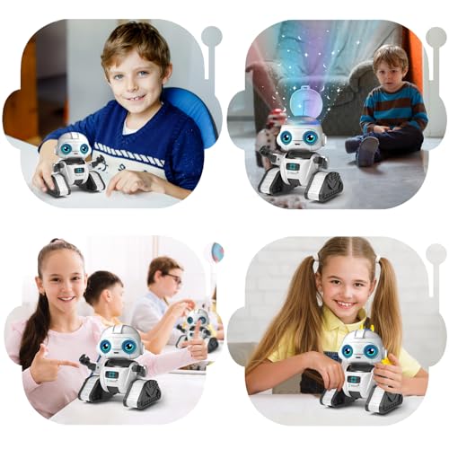 Thumbnail 4 de Robot Niños Recargable con Proyector Estrellas ⭐
