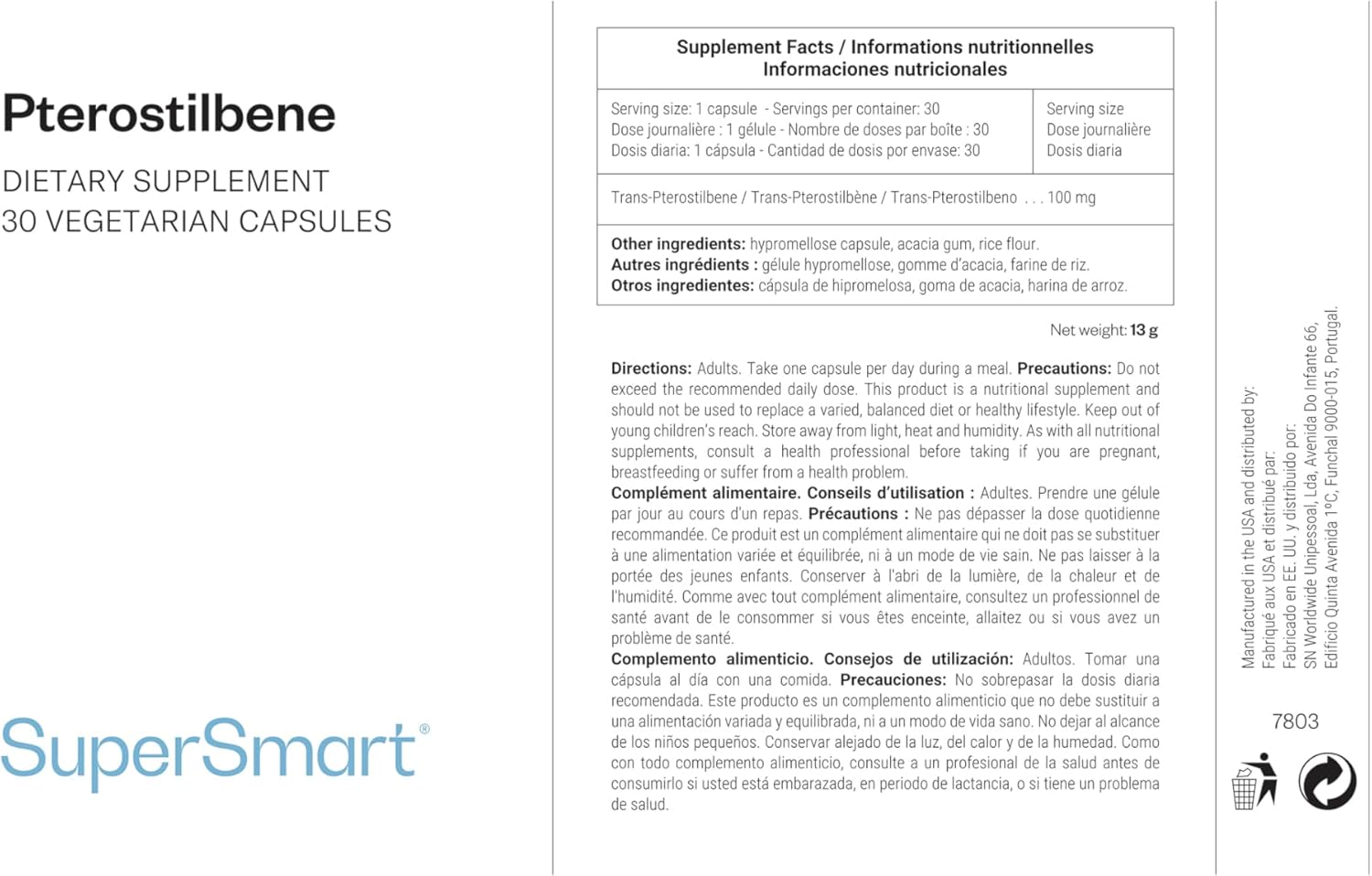 Thumbnail 1 de Pterostilbene pTeroPure® pour la santé cardiovasculaire ⚙