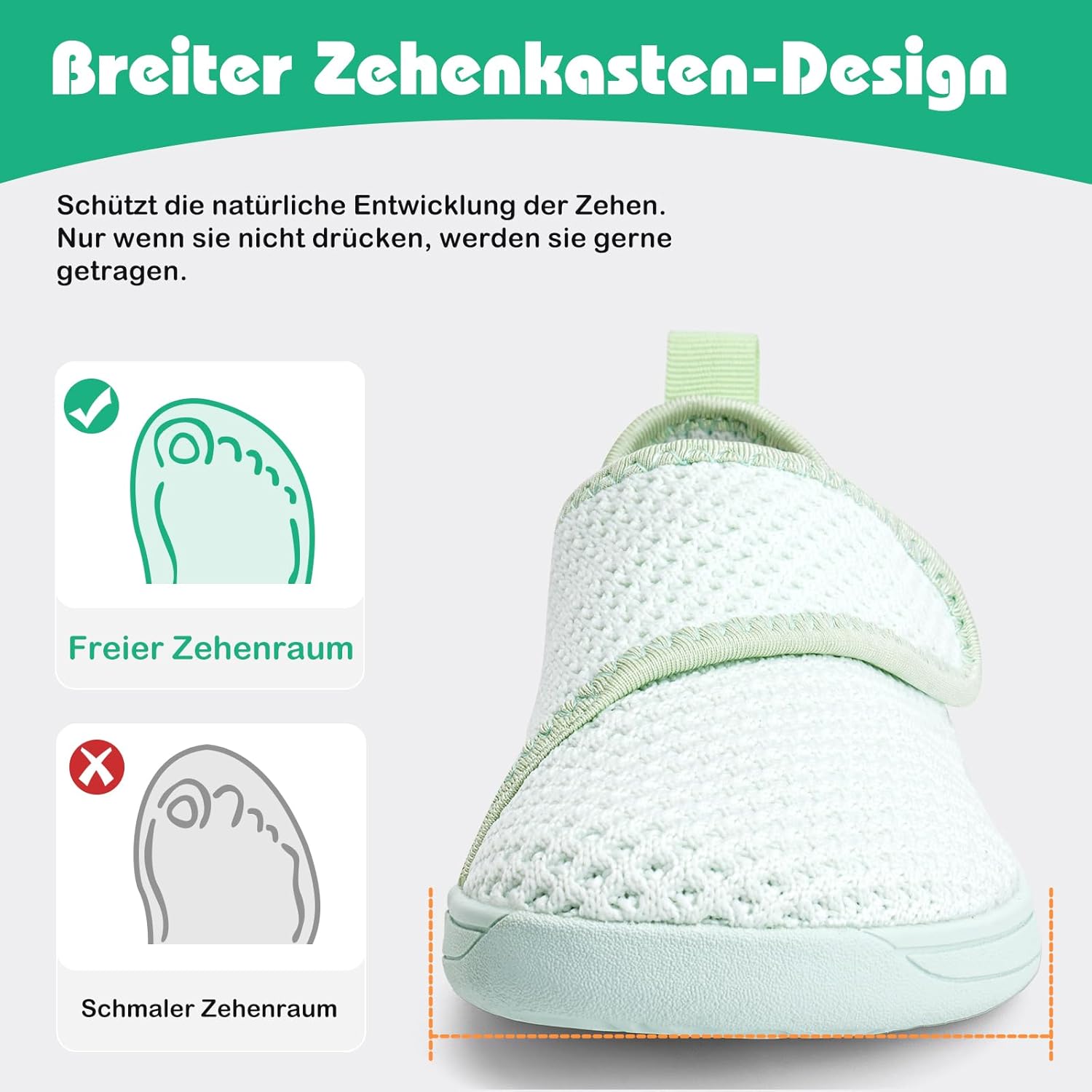Thumbnail 2 de IceUnicorn Baby Barfußschuhe: Breite Kleinkind-Lauflernschuhe mit Anti-Rutsch-Sohle