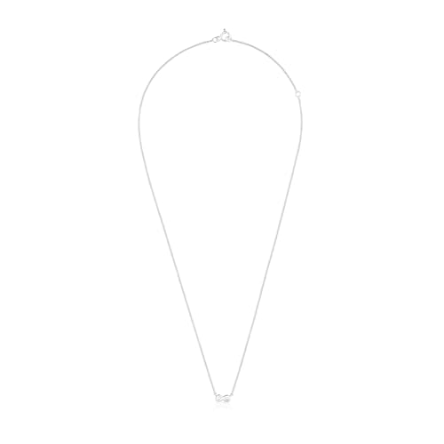 Thumbnail 1 de TOUS Collar corto de plata de primera ley con motivo infinito (45 cm)