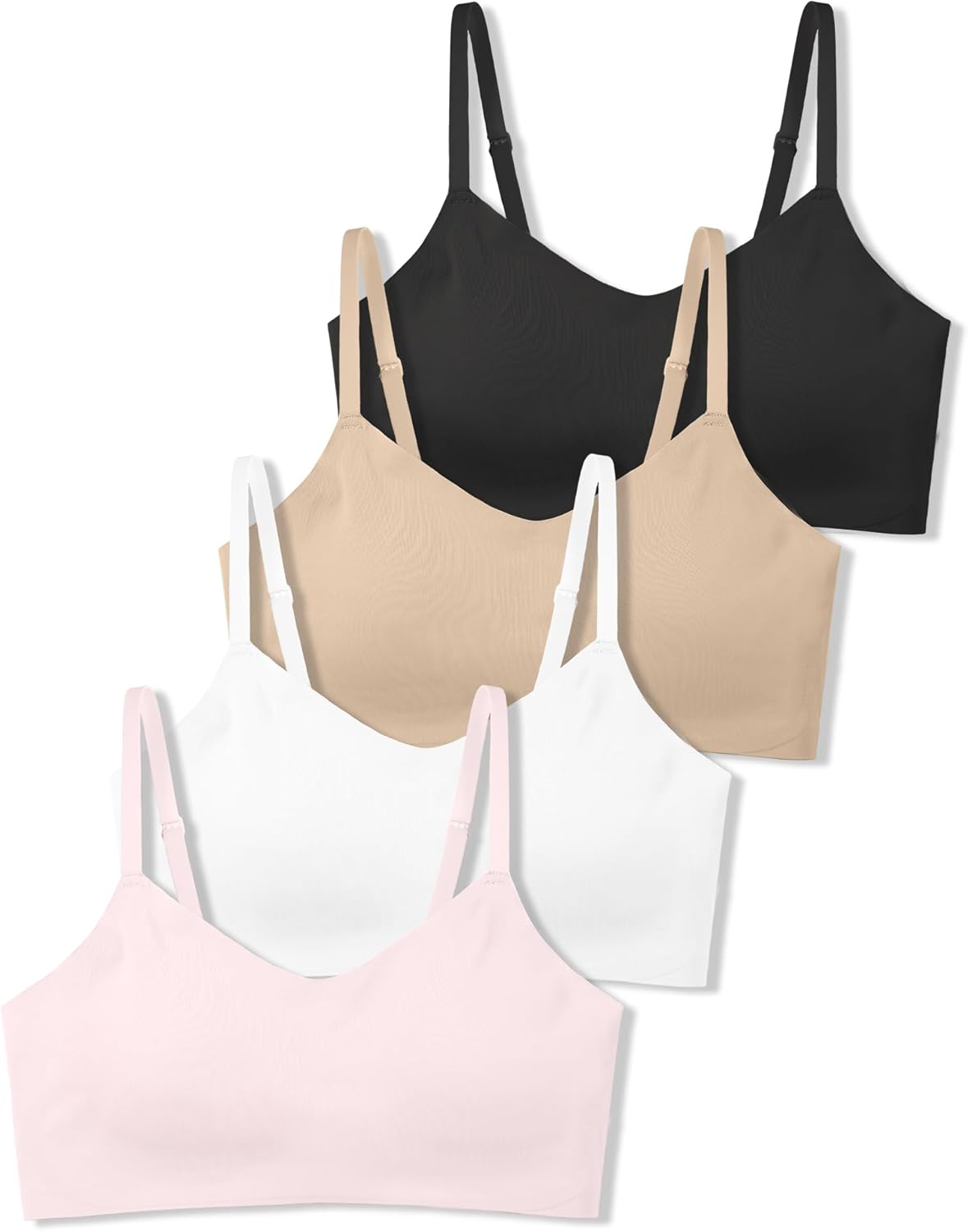 Detalle de SALIA GIRL Training Bras for Girls with Soft Fixed Padding and Seamless Comfort