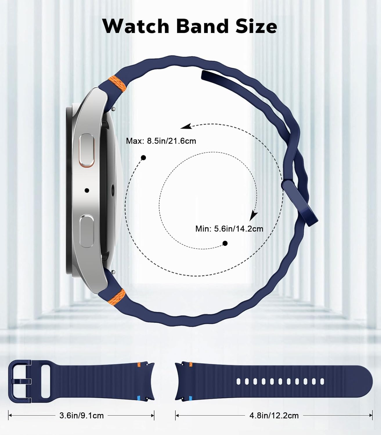 Thumbnail 4 de MoKo Sport Strap for Galaxy Watch 40mm 44mm