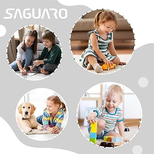 Thumbnail 6 de SAGUARO Chaussons Maison Enfants – Pantoufle d’intérieur antidérapante, noir, 34/35 EU