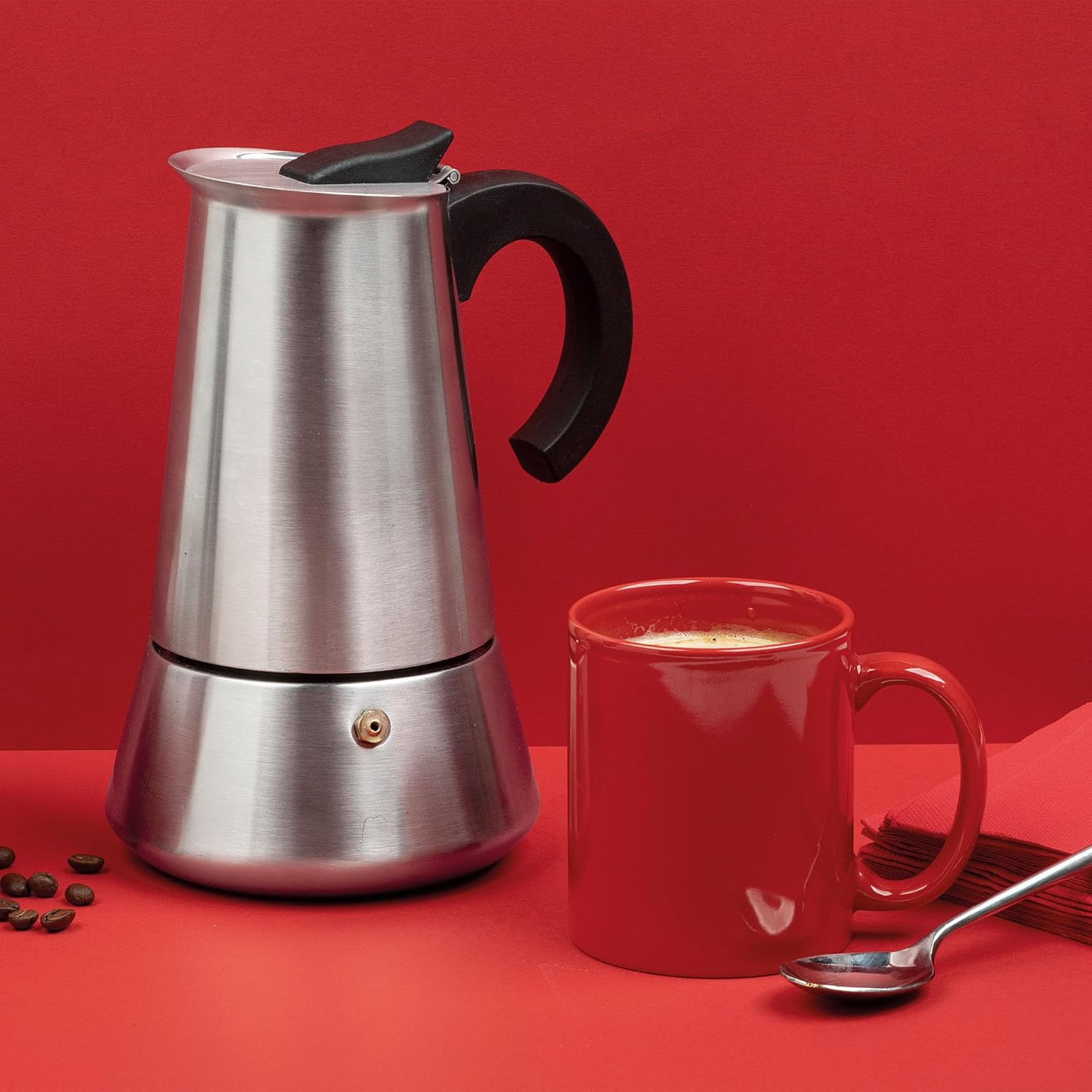 Detalle 2 de Jata CAX104 Cafetera italiana 4 tazas