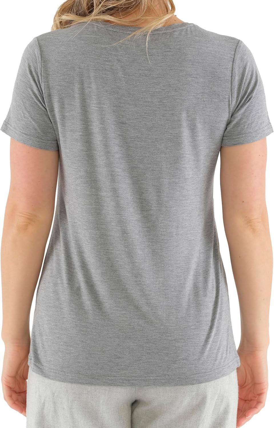 Detalle 2 de Magnolia Lounge Damen Bambus Top Set – Temperaturregulierende 2er-Pack Tops aus Bambus-Elastan