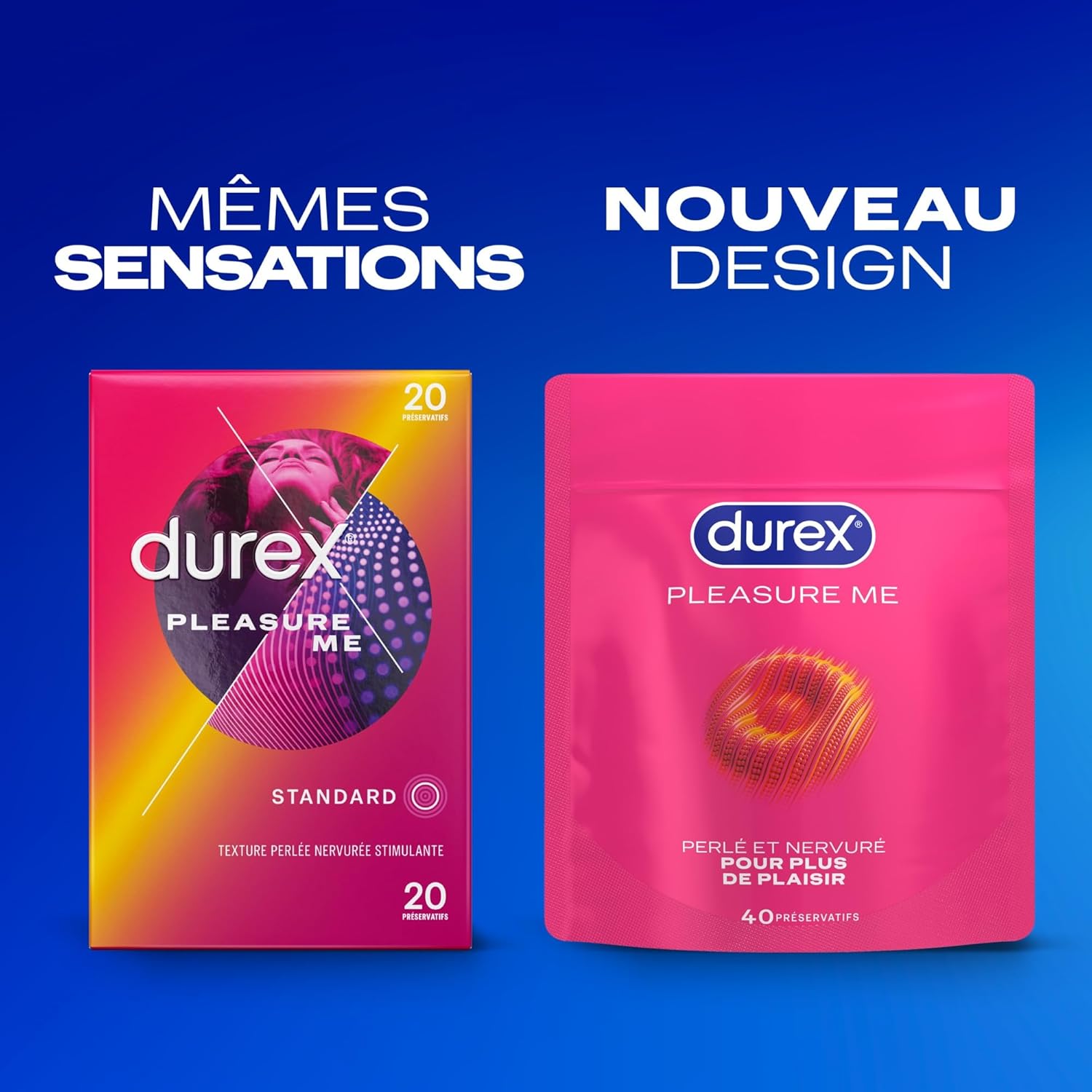 Thumbnail 2 de Durex Pleasure Me 40 préservatifs perlés 💋