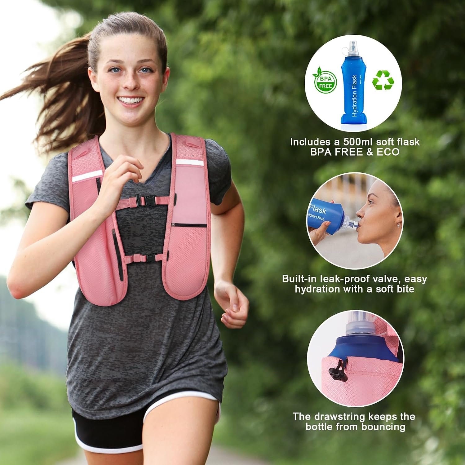 Thumbnail 4 de Nextyu Chaleco Hidratación Trail Running 500 ml