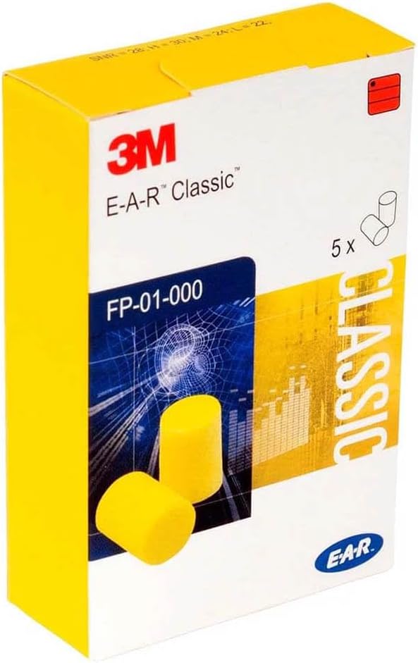 Detalle 1 de 3M E-A-R Classic Earplugs (28 dB) – Uncorded, Pillowpack, 250 Pairs