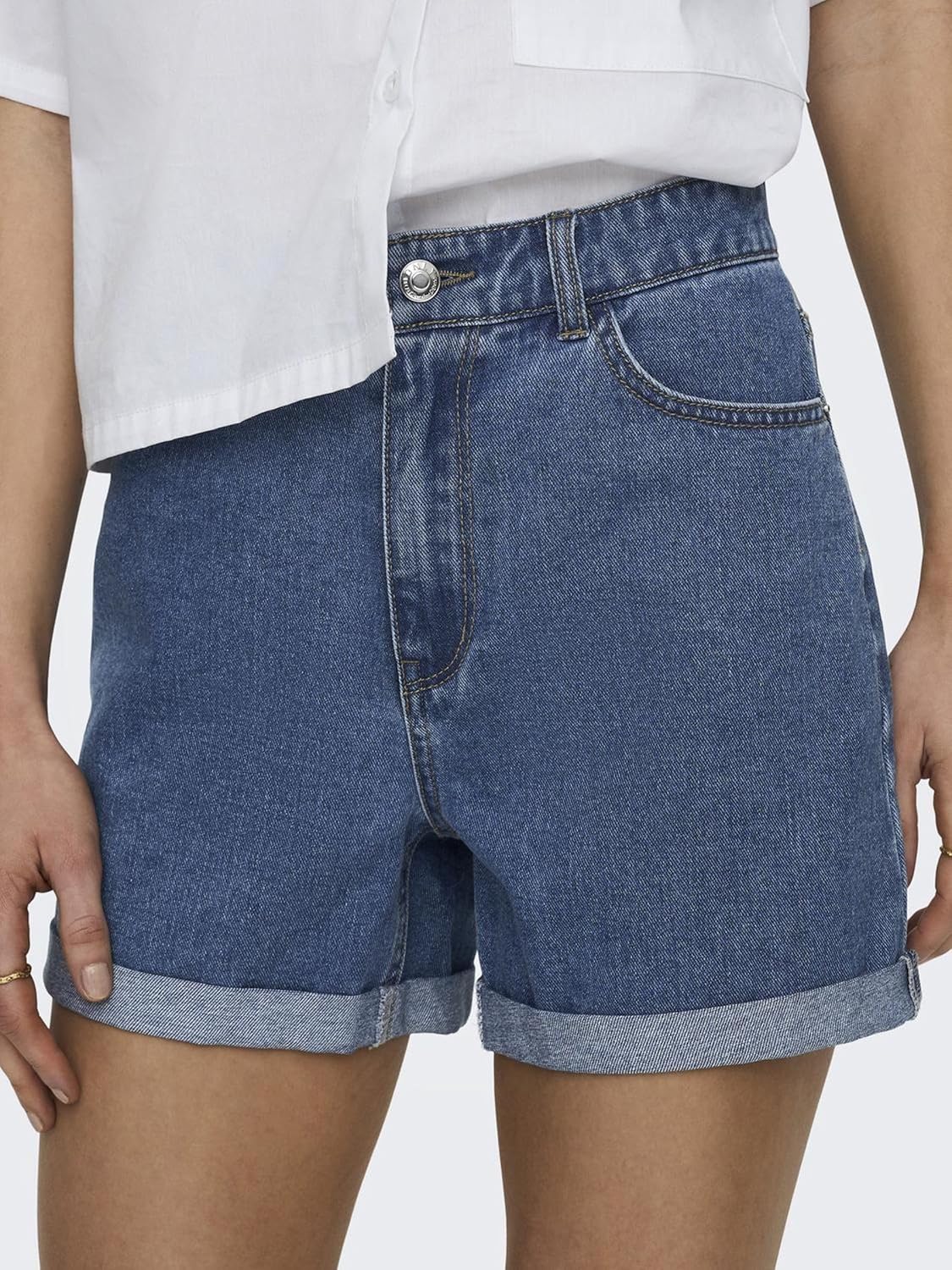 Thumbnail 5 de ONLY Female Jeans-Shorts ONLVEGA Hohe Taille – Normal geschnitten