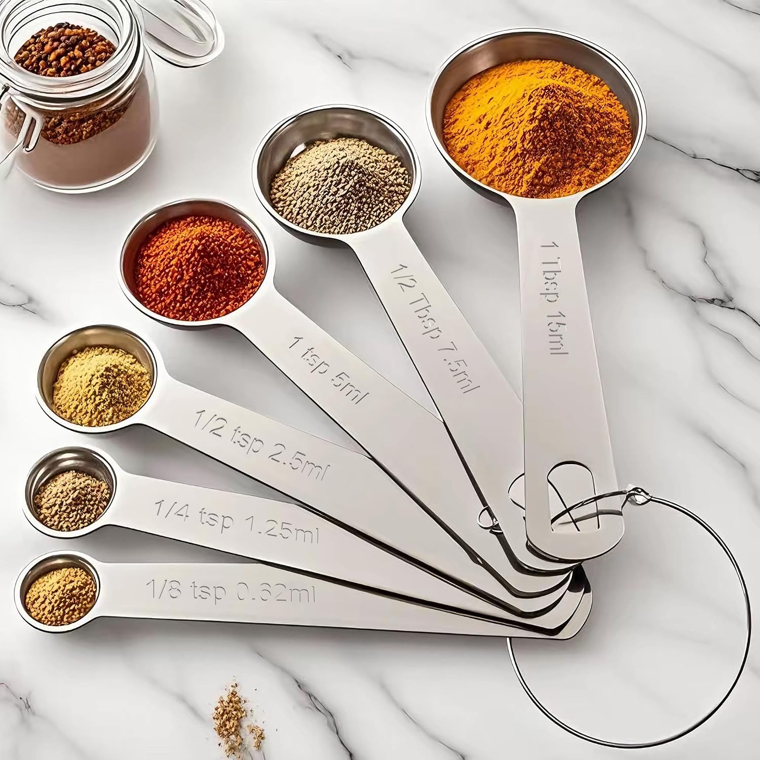 Thumbnail 5 de TILUCK Measuring Spoons Set 6-piece 🍽