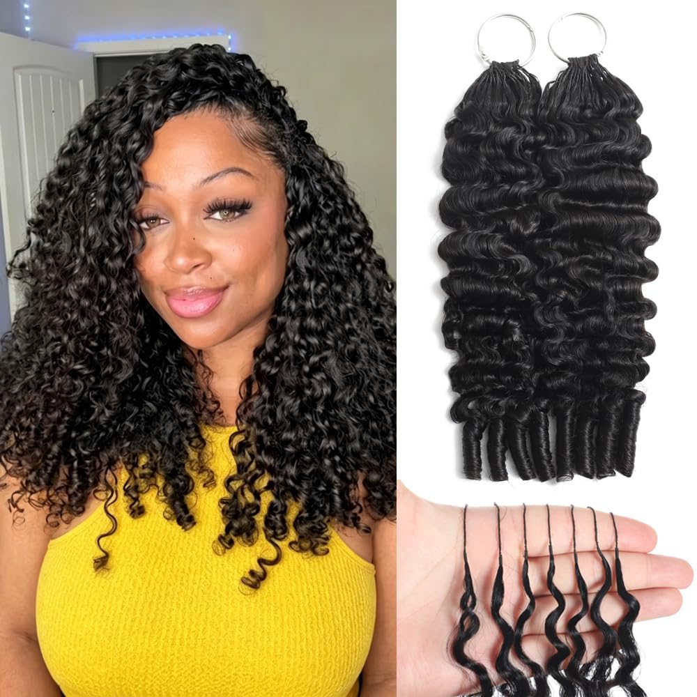 Detalle de Miracle Knots Crochet Human Hair, 18-Inch