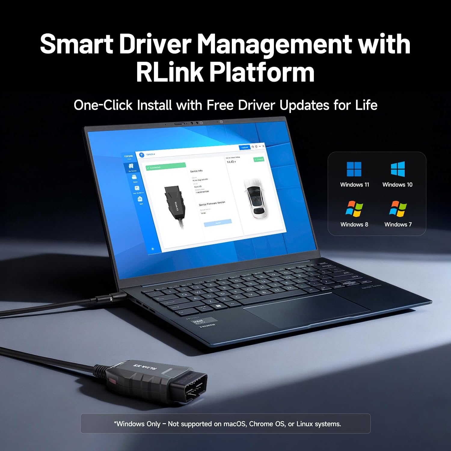 Thumbnail 5 de TOPDON OBD2 adapter RLink X3